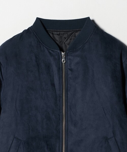 A DAY IN THE LIFE UNITED ARROWS(アデイインザライフユナイテッドアローズ)の「スエードライク 中綿ブルゾン<A DAY IN THE LIFE>(ブルゾン・メンズ・グレー系/ブラック/ネイビー・S/L/M)」の14枚目の写真
