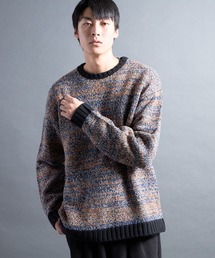 COMMON WARE（コモンウェアー）の「PF:AC MIX COLOR CREW NECK KNIT/ミックカラー クルーネックニット（ニット/セーター）」
