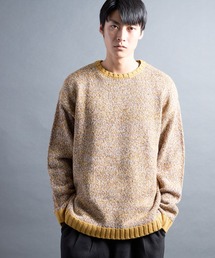 COMMON WARE（コモンウェアー）の「PF:AC MIX COLOR CREW NECK KNIT/ミックカラー クルーネックニット（ニット/セーター）」