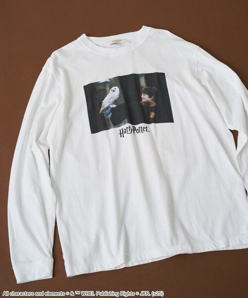 FREAK'S STORE(フリークスストア)の「『Harry Potter』 ヘドウィグ フォトロンT(Tシャツ/カットソー・レディース・オフホワイト/チャコールグレー・フリ-/X-LARGE)」の2枚目の写真