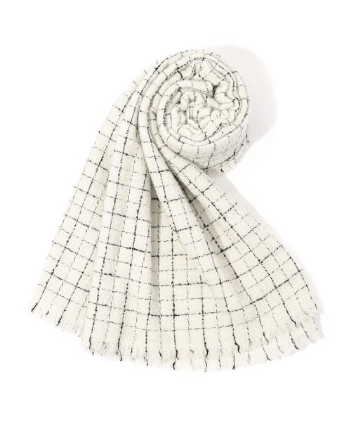 Faliero Sarti(ファリエロサルティ)の「Faliero Sarti Nicole ストール(ストール/ショール・レディース・ネイビー/ホワイト系その他・FREE)」の2枚目の写真