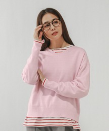 GLOBAL WORK | ふわふわHugmeVネックプルオーバー/581170(ニット/セーター)