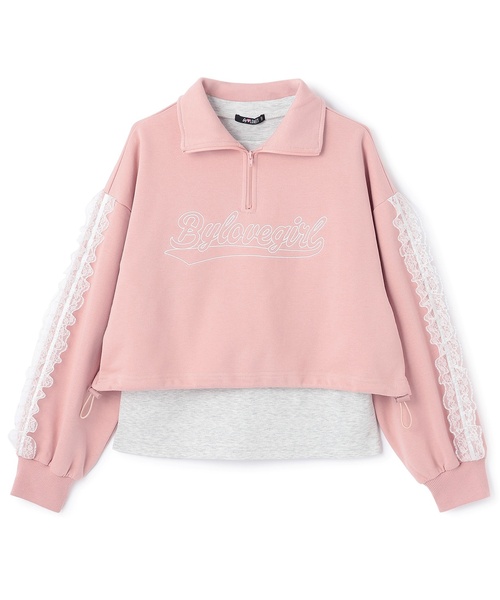 セール】ハーフジップドロストプルオーバー（スウェット）｜by LOVEiT