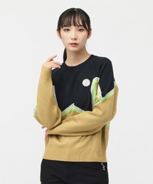 ◇高級!PEARLY GATESジャックバニー24200.ニット防風コーティング中綿