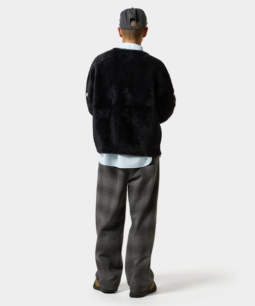【美品】 HUF CROWN CARDIGAN ブラック THE CROWN CARDIGAN（ニット/セーター）｜HUF（ハフ）のファッション