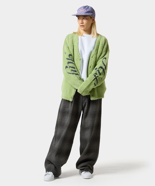 HUF(ハフ)の「THE CROWN CARDIGAN(ニット/セーター・メンズ・ライトグリーン/ブラック・M/L/S/XL)」の7枚目の写真