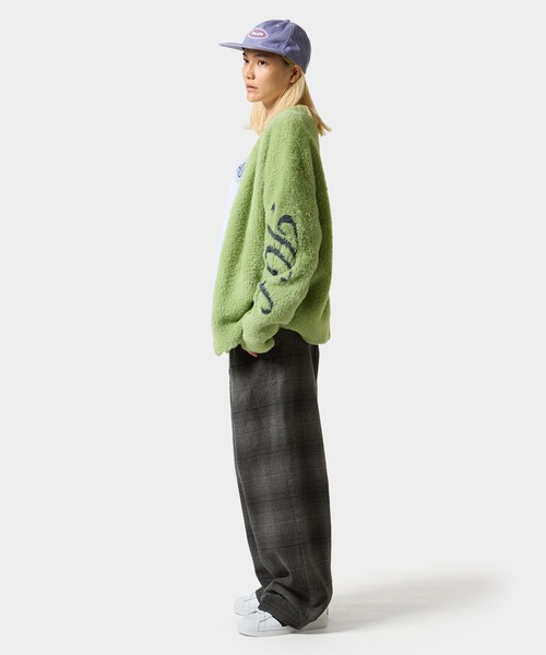 HUF(ハフ)の「THE CROWN CARDIGAN(ニット/セーター・メンズ・ライトグリーン/ブラック・M/L/S/XL)」の8枚目の写真