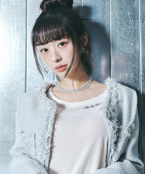 NICK&NICOLE(ニックアンドニコール)の「CHARLOTTE CROP TWEED JACKET_SKY BLUE(テーラードジャケット・レディース・その他・MEDIUM/LARGE)」の11枚目の写真