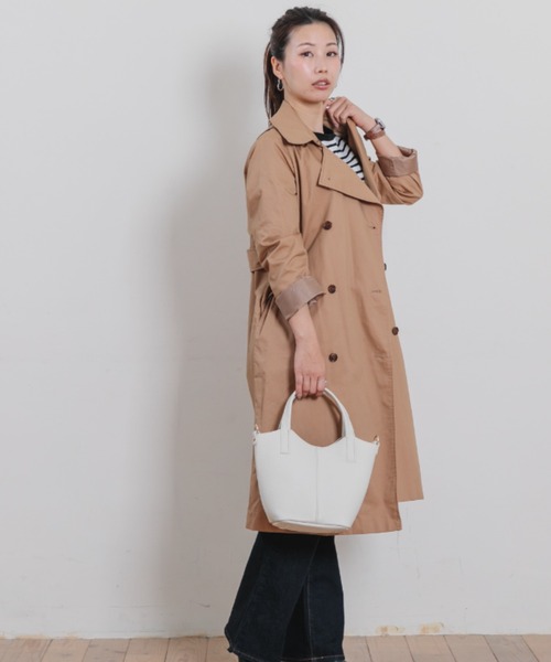 ABBEY MARKET(アビーマーケット)の「牛革ハンド キューブバッグ(ハンドバッグ・レディース・キャメル/ブラック/アイボリー/ダークブラウン・FREE)」の17枚目の写真