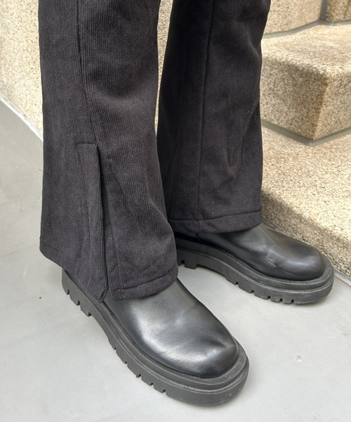 LAC-VERT(ラック・ヴェール)の「裏起毛フレアパンツ(その他パンツ・レディース・ブラック/グレー/ベージュ・MEDIUM/LARGE)」の11枚目の写真