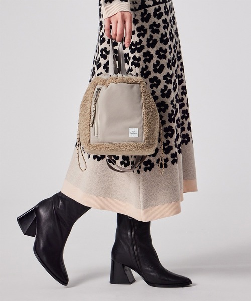 Paul Smith（ポールスミス）の「PS Psul Smith ボア ショルダーバッグ / 455001 WB160S（ショルダーバッグ・レディース・ブラック/ベージュ・FREE）」の13枚目の写真