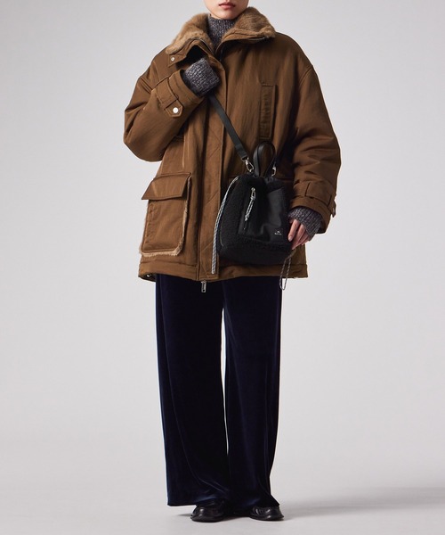 Paul Smith（ポールスミス）の「PS Psul Smith ボア ショルダーバッグ / 455001 WB160S（ショルダーバッグ・レディース・ブラック/ベージュ・FREE）」の16枚目の写真