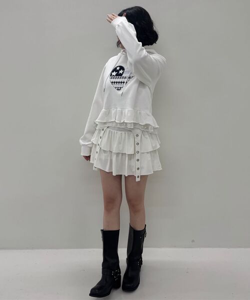 ILLIGO(イリゴ)の「タイニーレース フードパーカー ホワイト(パーカー・レディース・その他・SMALL/MEDIUM)」の6枚目の写真