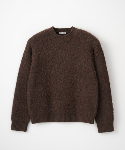 THE CLE(ザクレ)の「CLOUD KNIT(ニット/セーター・メンズ・ブラウン/ブラック・1/2)」の2枚目の写真