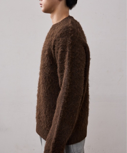 THE CLE(ザクレ)の「CLOUD KNIT(ニット/セーター・メンズ・ブラウン/ブラック・1/2)」の10枚目の写真