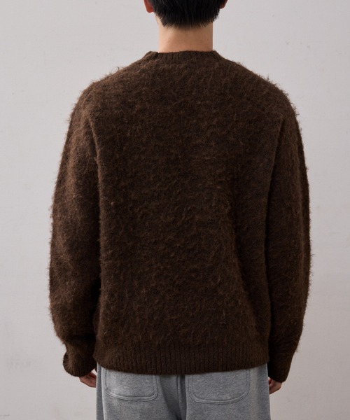THE CLE(ザクレ)の「CLOUD KNIT(ニット/セーター・メンズ・ブラウン/ブラック・1/2)」の11枚目の写真