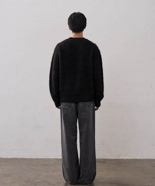 THE CLE(ザクレ)の「CLOUD KNIT(ニット/セーター・メンズ・ブラウン/ブラック・1/2)」の9枚目の写真