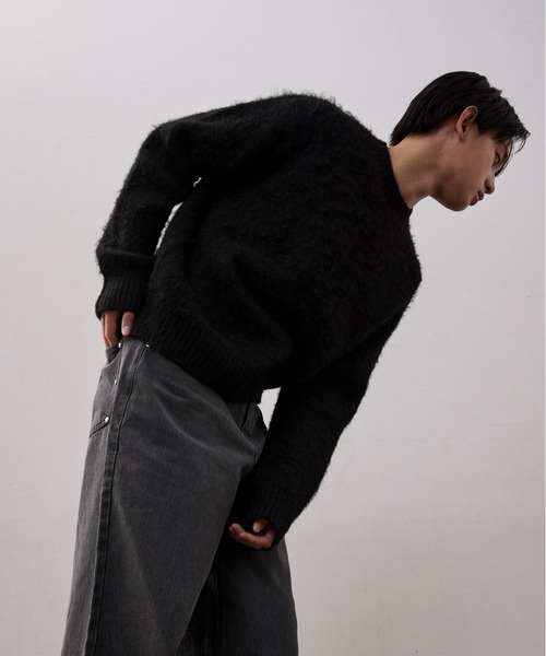 THE CLE(ザクレ)の「CLOUD KNIT(ニット/セーター・メンズ・ブラウン/ブラック・1/2)」の16枚目の写真