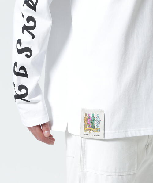 maxsix(マックスシックス）HEART SLEEVES L/S TEE（Tシャツ/カットソー