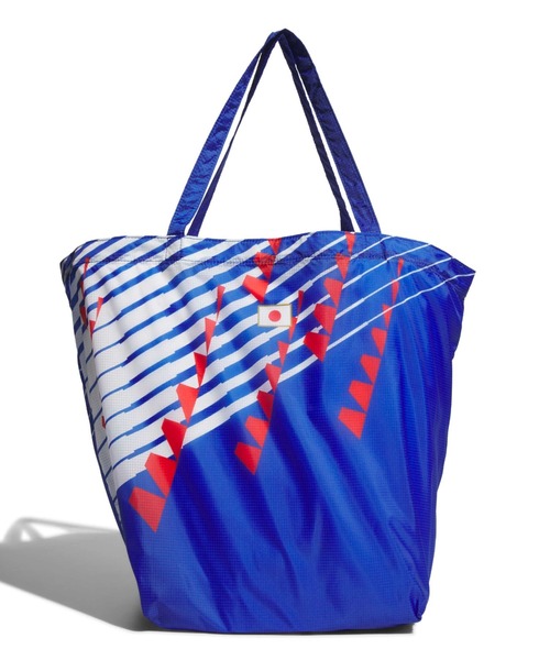 adidas（アディダス）の「adidas PACKABLE BAG BRING BACK / アディダス サッカー日本代表 パッカブル バッグ ブリングバック（トートバッグ・メンズ・ブルー・ONE SIZE）」の10枚目の写真