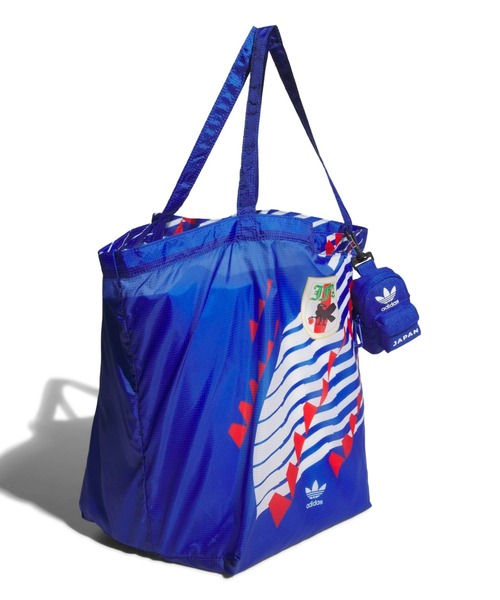 adidas（アディダス）の「adidas PACKABLE BAG BRING BACK / アディダス サッカー日本代表 パッカブル バッグ ブリングバック（トートバッグ・メンズ・ブルー・ONE SIZE）」の9枚目の写真