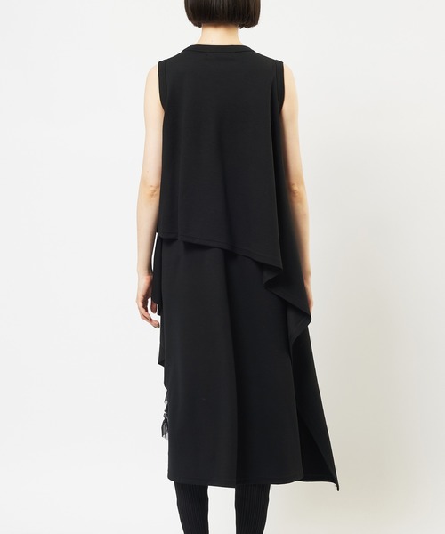 gomme（ゴム）の「レイヤーポンチワンピース（ワンピース・レディース・ブラック・MEDIUM）」の9枚目の写真