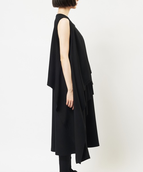 gomme（ゴム）の「レイヤーポンチワンピース（ワンピース・レディース・ブラック・MEDIUM）」の10枚目の写真