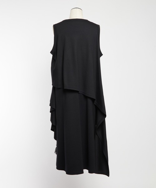 gomme（ゴム）の「レイヤーポンチワンピース（ワンピース・レディース・ブラック・MEDIUM）」の13枚目の写真