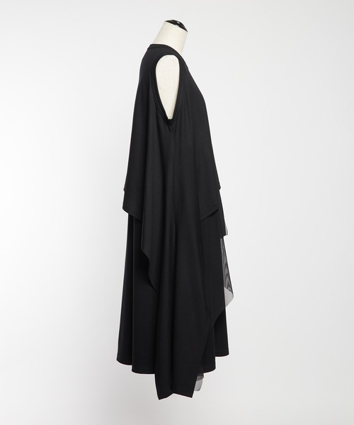 gomme（ゴム）の「レイヤーポンチワンピース（ワンピース・レディース・ブラック・MEDIUM）」の14枚目の写真