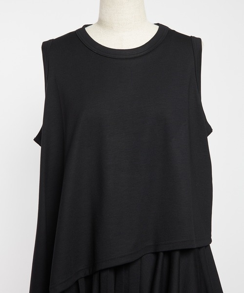 gomme（ゴム）の「レイヤーポンチワンピース（ワンピース・レディース・ブラック・MEDIUM）」の15枚目の写真