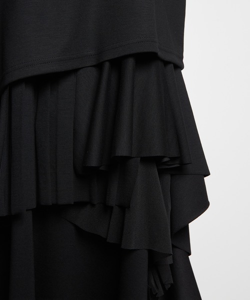 gomme（ゴム）の「レイヤーポンチワンピース（ワンピース・レディース・ブラック・MEDIUM）」の16枚目の写真