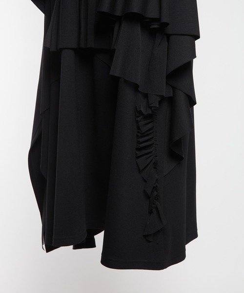 gomme（ゴム）の「レイヤーポンチワンピース（ワンピース・レディース・ブラック・MEDIUM）」の19枚目の写真