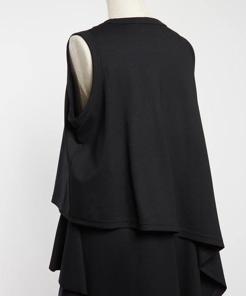 gomme（ゴム）の「レイヤーポンチワンピース（ワンピース・レディース・ブラック・MEDIUM）」の20枚目の写真