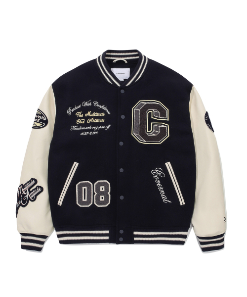 COVERNAT(カバーナット)の「24FW カレッジ C ウール バーシティ ネイビー(スタジャン・レディース・その他・X-LARGE/X-SMALL/SMALL/MEDIUM/LARGE)」の2枚目の写真