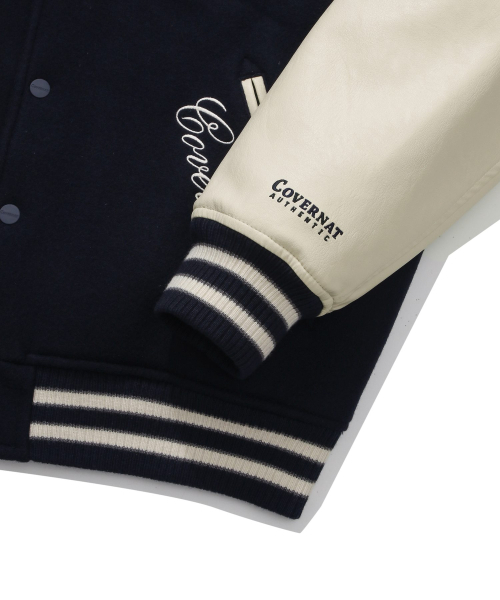 COVERNAT(カバーナット)の「24FW カレッジ C ウール バーシティ ネイビー(スタジャン・レディース・その他・X-LARGE/X-SMALL/SMALL/MEDIUM/LARGE)」の8枚目の写真