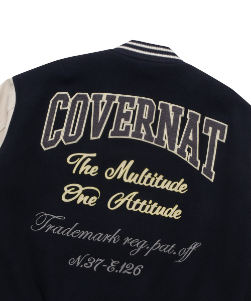 COVERNAT(カバーナット)の「24FW カレッジ C ウール バーシティ ネイビー(スタジャン・レディース・その他・X-LARGE/X-SMALL/SMALL/MEDIUM/LARGE)」の9枚目の写真