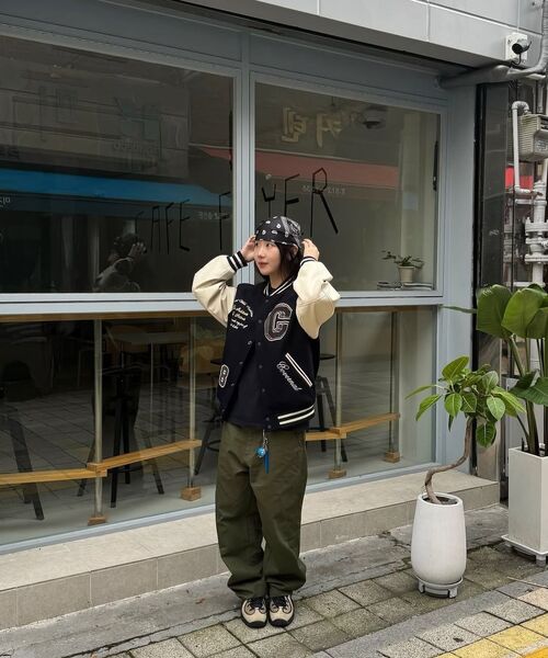 COVERNAT(カバーナット)の「24FW カレッジ C ウール バーシティ ネイビー(スタジャン・レディース・その他・X-LARGE/X-SMALL/SMALL/MEDIUM/LARGE)」の13枚目の写真