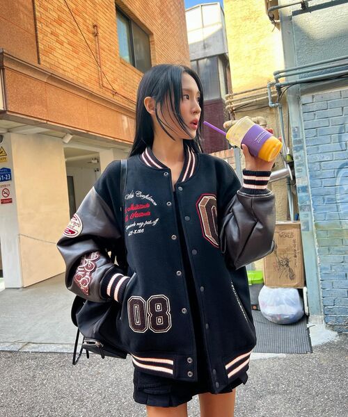 COVERNAT(カバーナット)の「24FW カレッジ C ウール バーシティ ネイビー(スタジャン・レディース・その他・X-LARGE/X-SMALL/SMALL/MEDIUM/LARGE)」の16枚目の写真