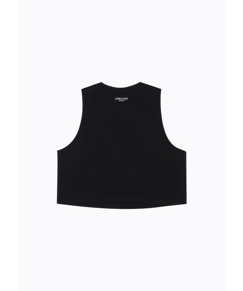 LIMELIGHT APPAREL(ライムライトアパレル)の「アスリット レディース クロップスリーブレス (ブラック/ホワイト)(Tシャツ/カットソー・レディース・その他・SMALL/MEDIUM/LARGE)」の3枚目の写真