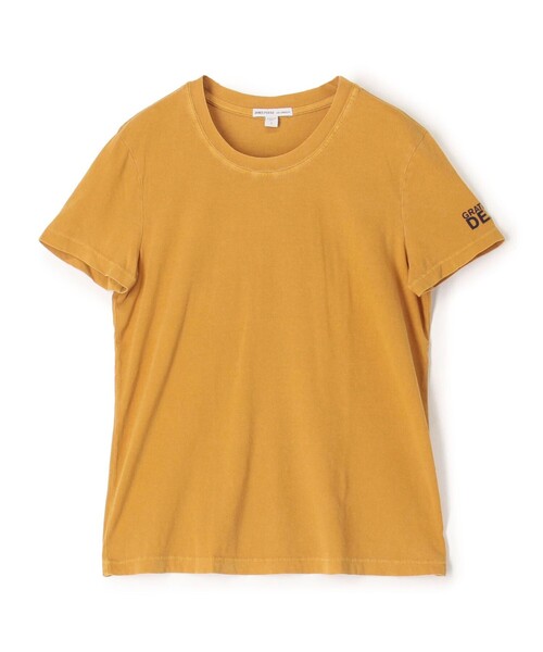 JAMES PERSE(ジェームスパース)の「グレイトフル デッド ハーフスリーブカットソー WLJ3114GRF(Tシャツ/カットソー・レディース・ブラック/ホワイト/オレンジ・2/0/1)」の1枚目の写真