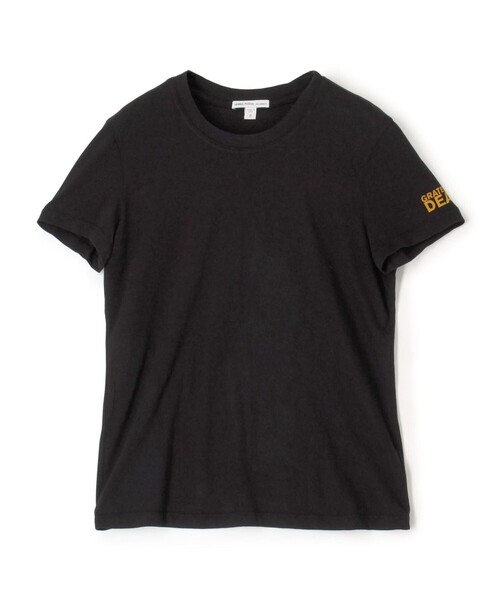 JAMES PERSE(ジェームスパース)の「グレイトフル デッド ハーフスリーブカットソー WLJ3114GRF(Tシャツ/カットソー・レディース・ブラック/ホワイト/オレンジ・2/0/1)」の3枚目の写真