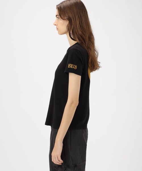 JAMES PERSE(ジェームスパース)の「グレイトフル デッド ハーフスリーブカットソー WLJ3114GRF(Tシャツ/カットソー・レディース・ブラック/ホワイト/オレンジ・2/0/1)」の6枚目の写真