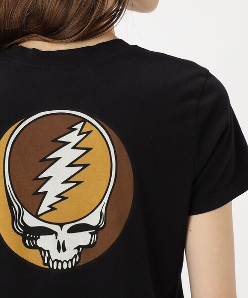JAMES PERSE(ジェームスパース)の「グレイトフル デッド ハーフスリーブカットソー WLJ3114GRF(Tシャツ/カットソー・レディース・ブラック/ホワイト/オレンジ・2/0/1)」の9枚目の写真