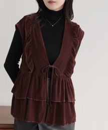 SUNFLOWER EIGHT（サンフラワーエイト）の「ソフトシアーフリルベスト（ベスト）」