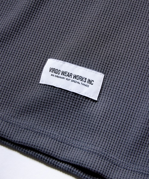 VIRGOwearworks（ヴァルゴウェアワークス）の「THERMAL SLEEVELESS MOTION TOP（Tシャツ/カットソー・メンズ・ライトグレー/ブラック/チャコールグレー・2/3/4）」の17枚目の写真