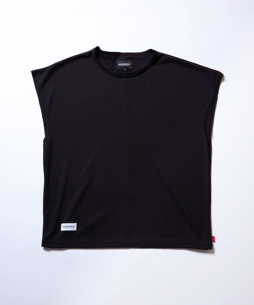 VIRGOwearworks（ヴァルゴウェアワークス）の「THERMAL SLEEVELESS MOTION TOP（Tシャツ/カットソー・メンズ・ライトグレー/ブラック/チャコールグレー・2/3/4）」の4枚目の写真