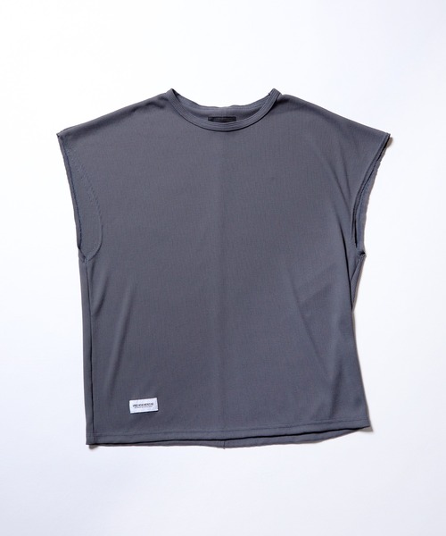 VIRGOwearworks（ヴァルゴウェアワークス）の「THERMAL SLEEVELESS MOTION TOP（Tシャツ/カットソー・メンズ・ライトグレー/ブラック/チャコールグレー・2/3/4）」の5枚目の写真