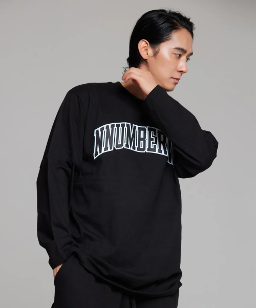 CREAM SODA LAB(クリームソーダラボ)の「エヌエヌオーワン アークロゴ ロングスリーブ ブラック(Tシャツ/カットソー・メンズ・その他・LARGE/MEDIUM/X-LARGE/XX-LARGE)」の2枚目の写真