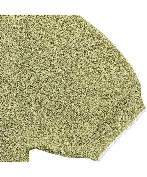 sortie(ソルティ)の「Texture Henly neck Knit (Olive Green)(ポロシャツ・メンズ・その他・LARGE/MEDIUM/X-LARGE)」の3枚目の写真