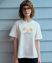 HEEARI（ヒアリー）の「ガールズベーシックコットンTシャツ（Tシャツ/カットソー）」